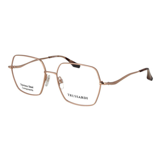 Trussardi Rose Gold Stainless Steel Glasses Frames