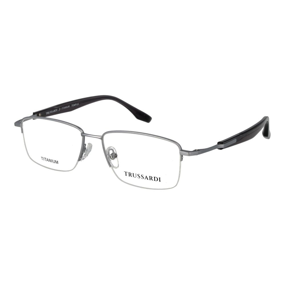 Trussardi Silver Titanium Glasses Frames