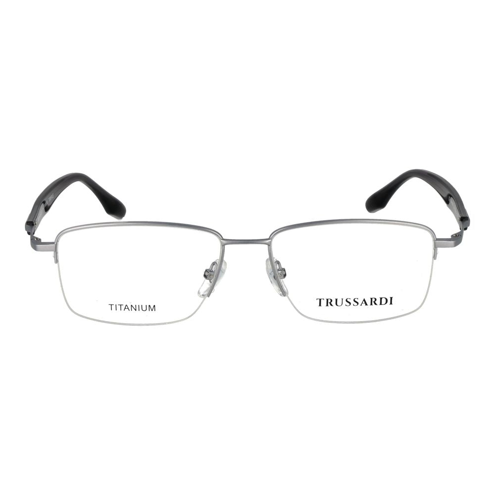 Trussardi Silver Titanium Glasses Frames