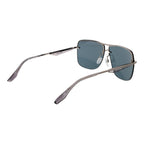 Trussardi Silver Metal Sunglasses