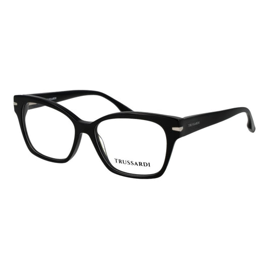 Trussardi Black Acetate Glasses Frames