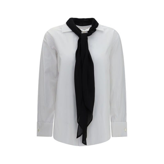 Sacai White Polyester Dress Shirt
