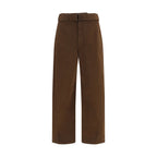 Lemaire Brown Cotton Casual Pants