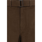 Lemaire Brown Cotton Casual Pants