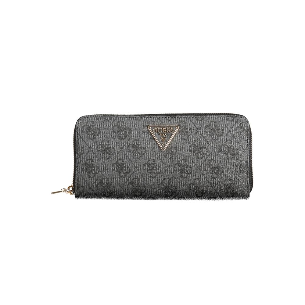 Guess Jeans Black Polyurethane Women's Wallet Guess Jeans