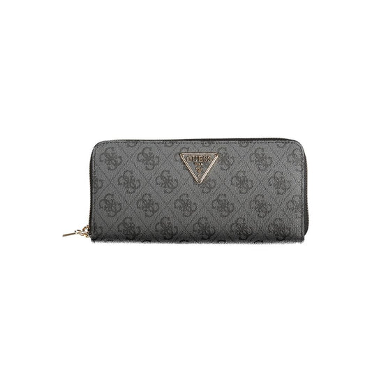 Guess Jeans Black Polyurethane Women's Wallet Guess Jeans