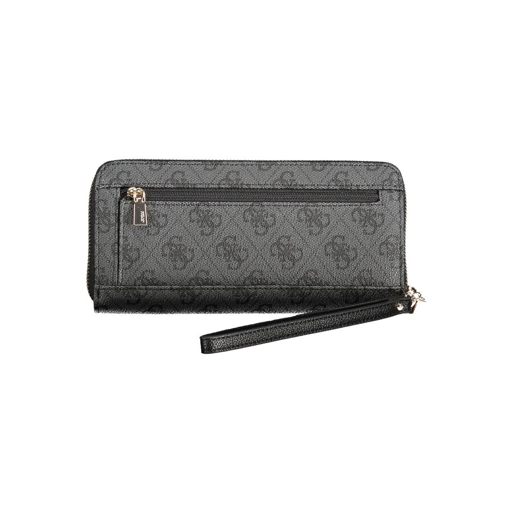 Guess Jeans Black Polyurethane Women's Wallet Guess Jeans