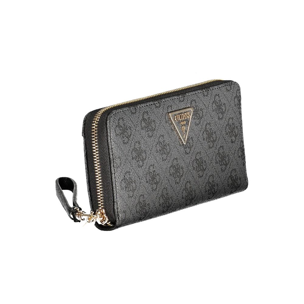 Guess Jeans Black Polyurethane Women's Wallet Guess Jeans