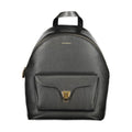 Coccinelle Black Leather Women Backpack Coccinelle
