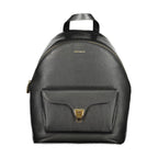 Coccinelle Black Leather Women Backpack Coccinelle
