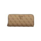 Guess Jeans Beige Polyurethane Women Wallet Guess Jeans