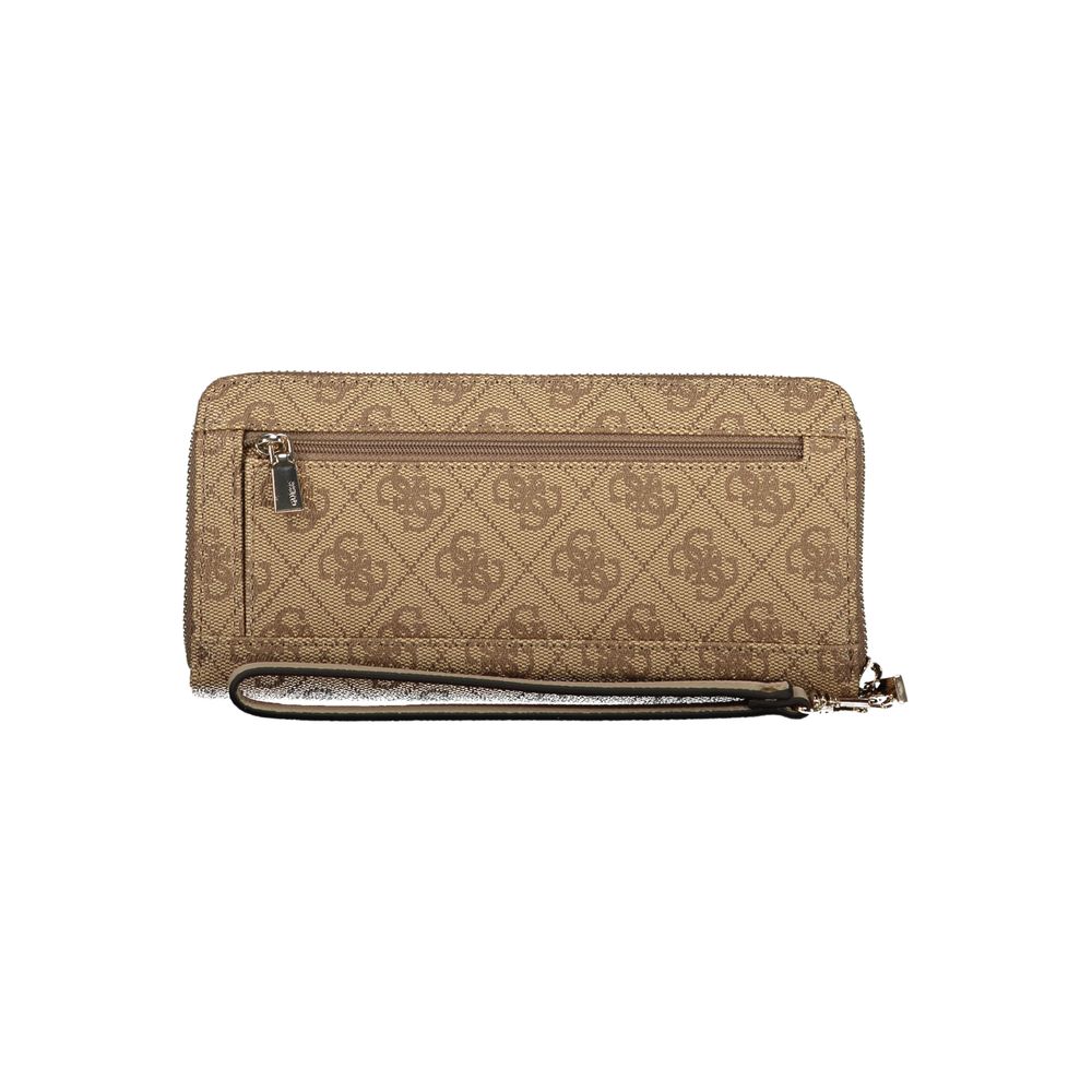 Guess Jeans Beige Polyurethane Women Wallet Guess Jeans
