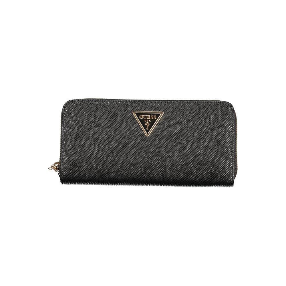 Guess Jeans Black Polyurethane Women's Wallet Guess Jeans
