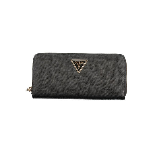 Guess Jeans Black Polyurethane Women's Wallet Guess Jeans