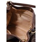 Love Moschino Brown Polyethylene Handbag Love Moschino