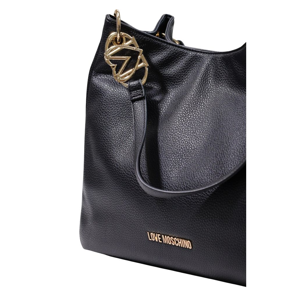Love Moschino Black Polyethylene Handbag Love Moschino