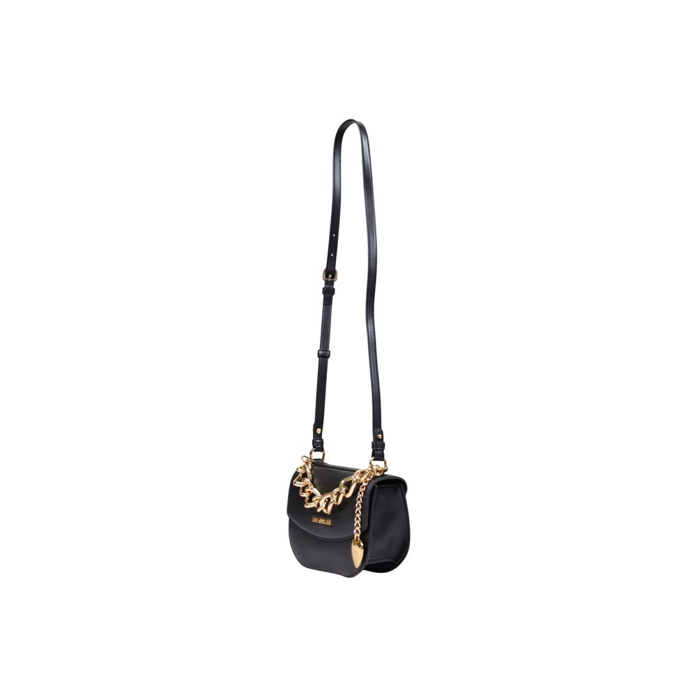 Love Moschino Black Polyester Handbag Love Moschino
