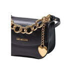 Love Moschino Black Polyester Handbag Love Moschino