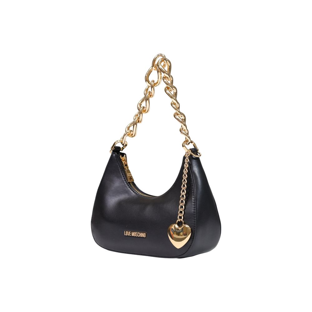 Love Moschino Black Polyester Handbag Love Moschino