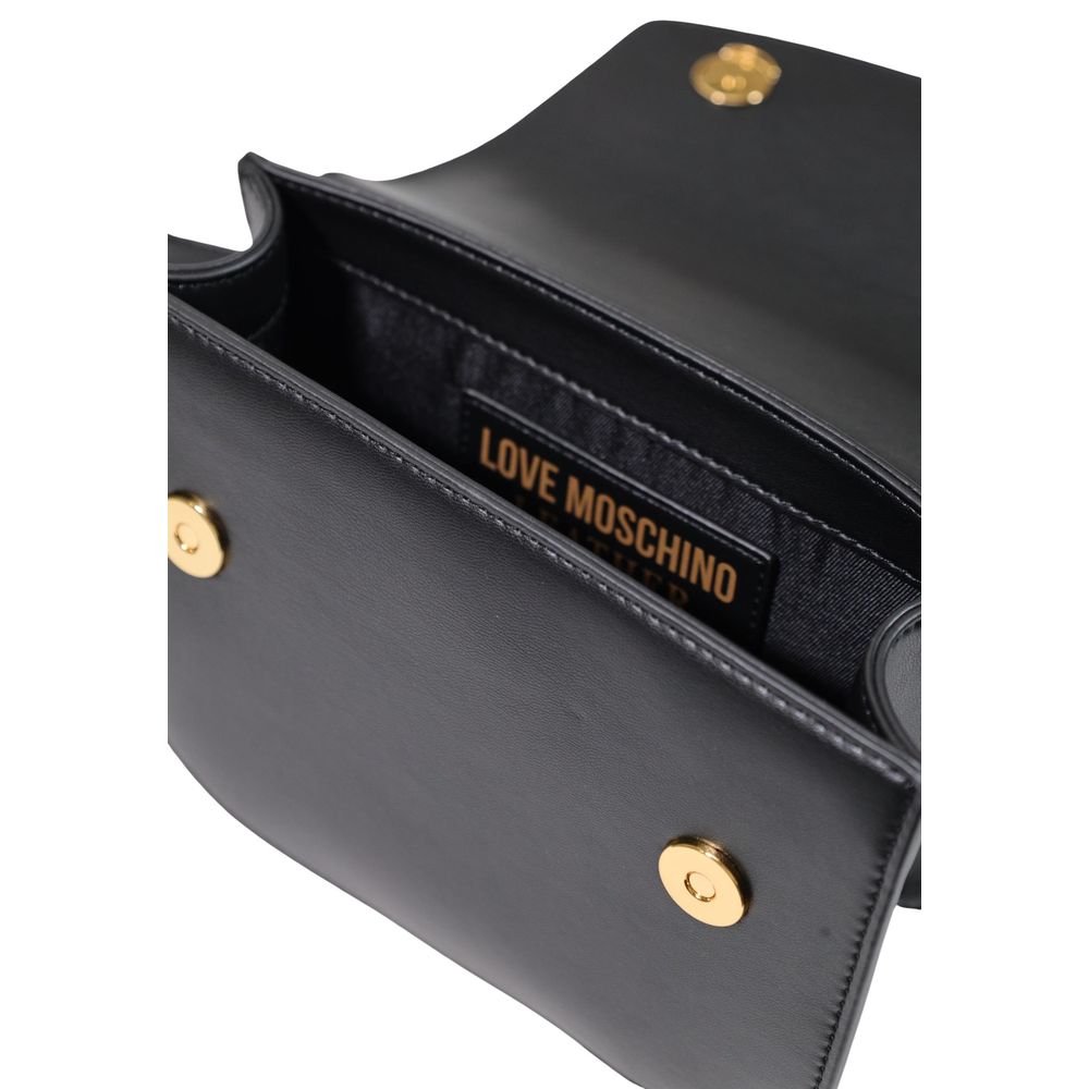 Love Moschino Black Polyester Handbag Love Moschino