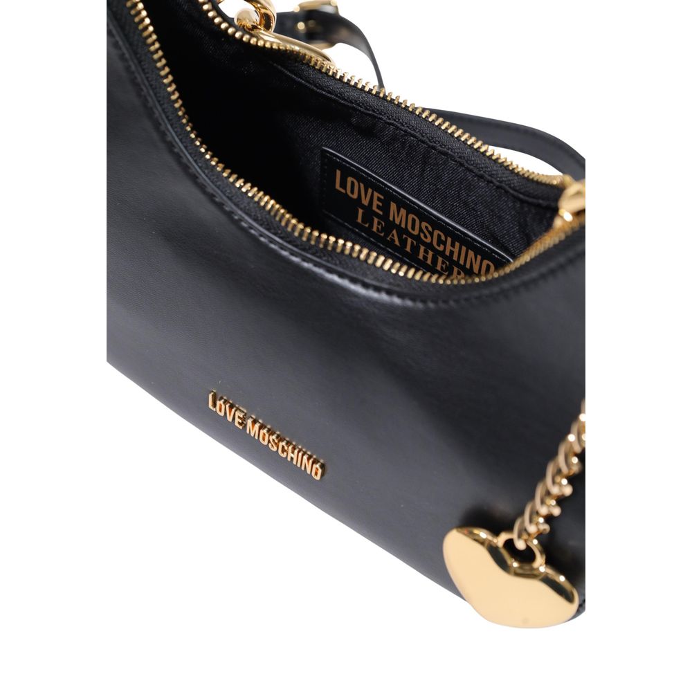 Love Moschino Black Polyester Handbag Love Moschino