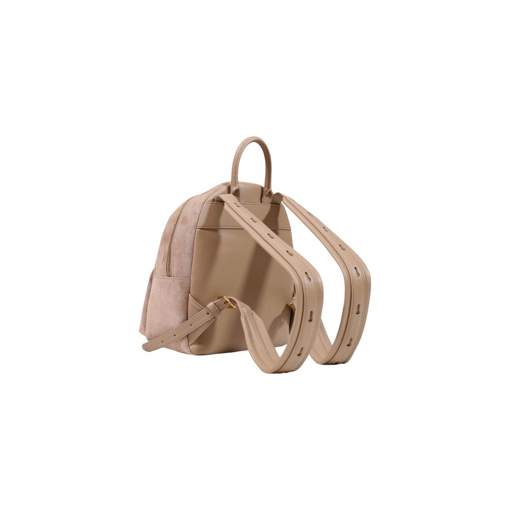 Love Moschino Beige Polyester Backpack Love Moschino