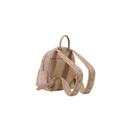 Love Moschino Beige Polyester Backpack Love Moschino