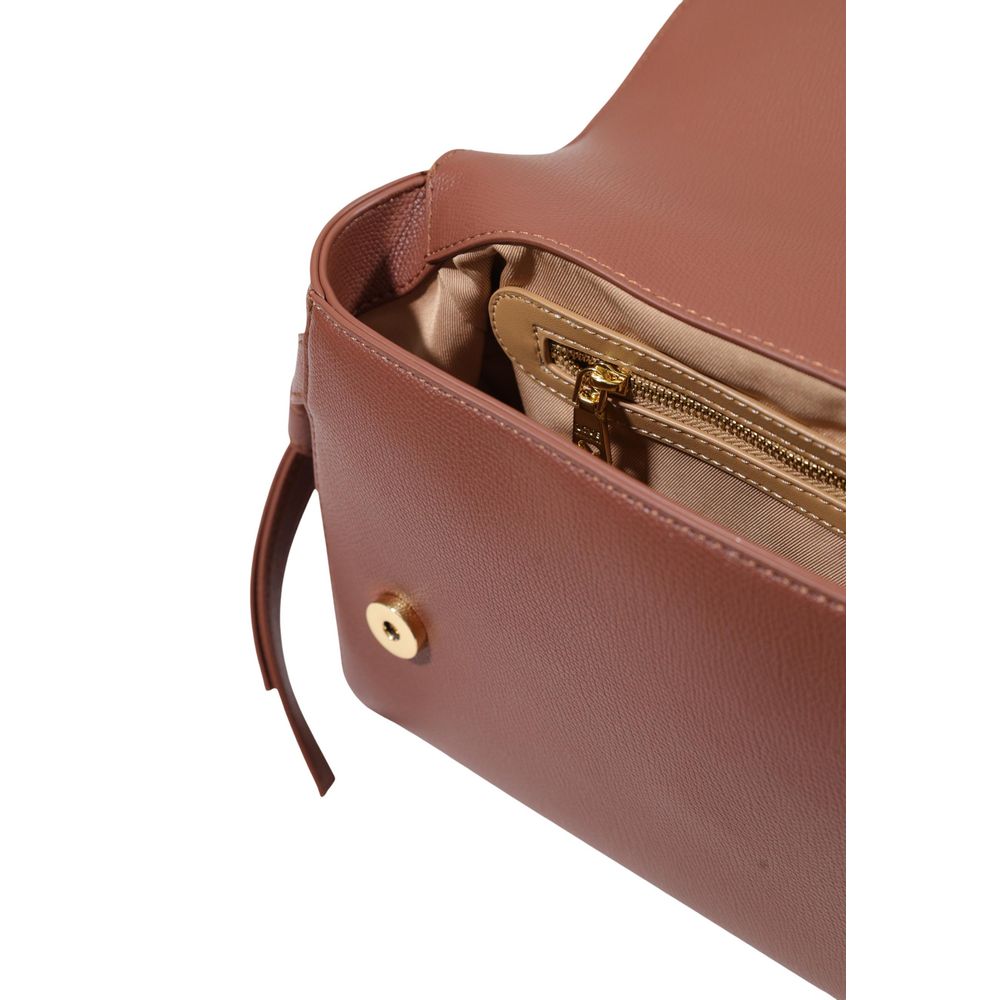 Love Moschino Brown Polyethylene Handbag Love Moschino