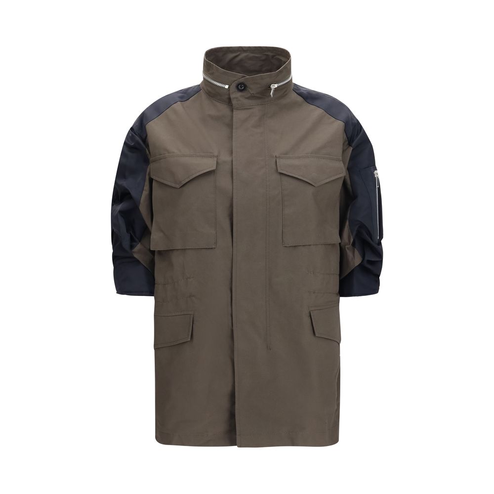 Sacai Bicolor Cotton Shell Jacket Sacai