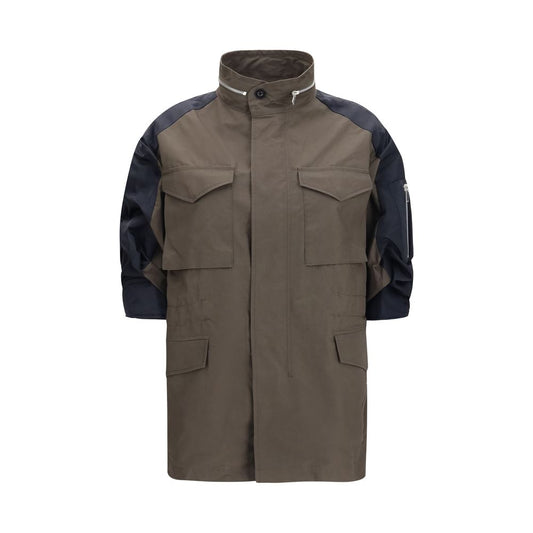 Sacai Bicolor Cotton Shell Jacket Sacai