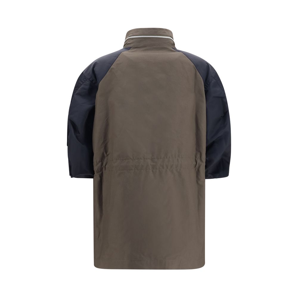 Sacai Bicolor Cotton Shell Jacket Sacai