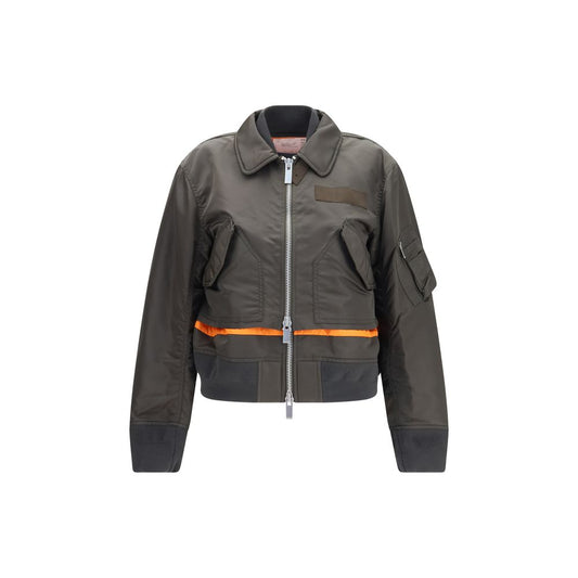 Sacai Bicolor Nylon Bomber Sacai