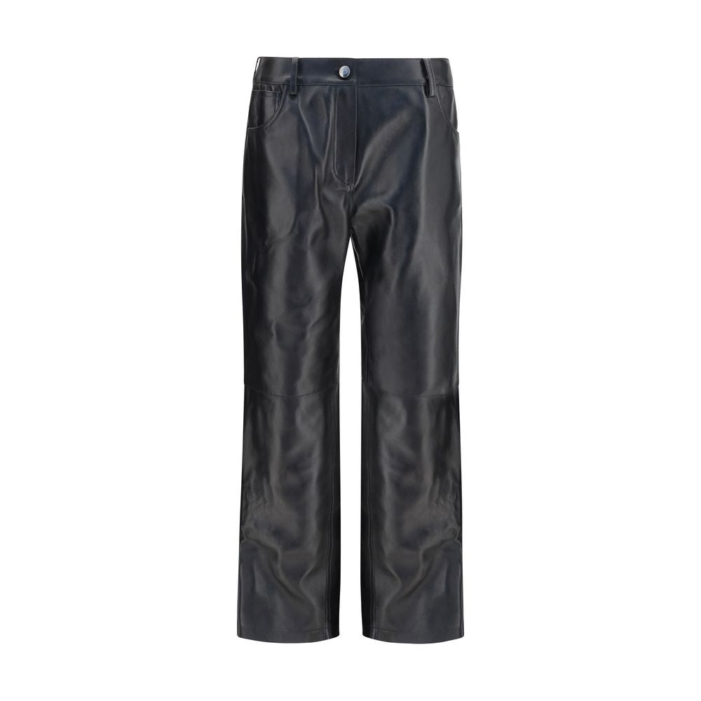 Magda Butrym Black Leather Pants Magda Butrym