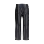 Magda Butrym Black Leather Pants Magda Butrym