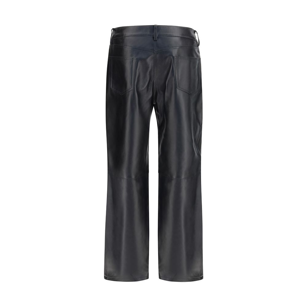 Magda Butrym Black Leather Pants Magda Butrym