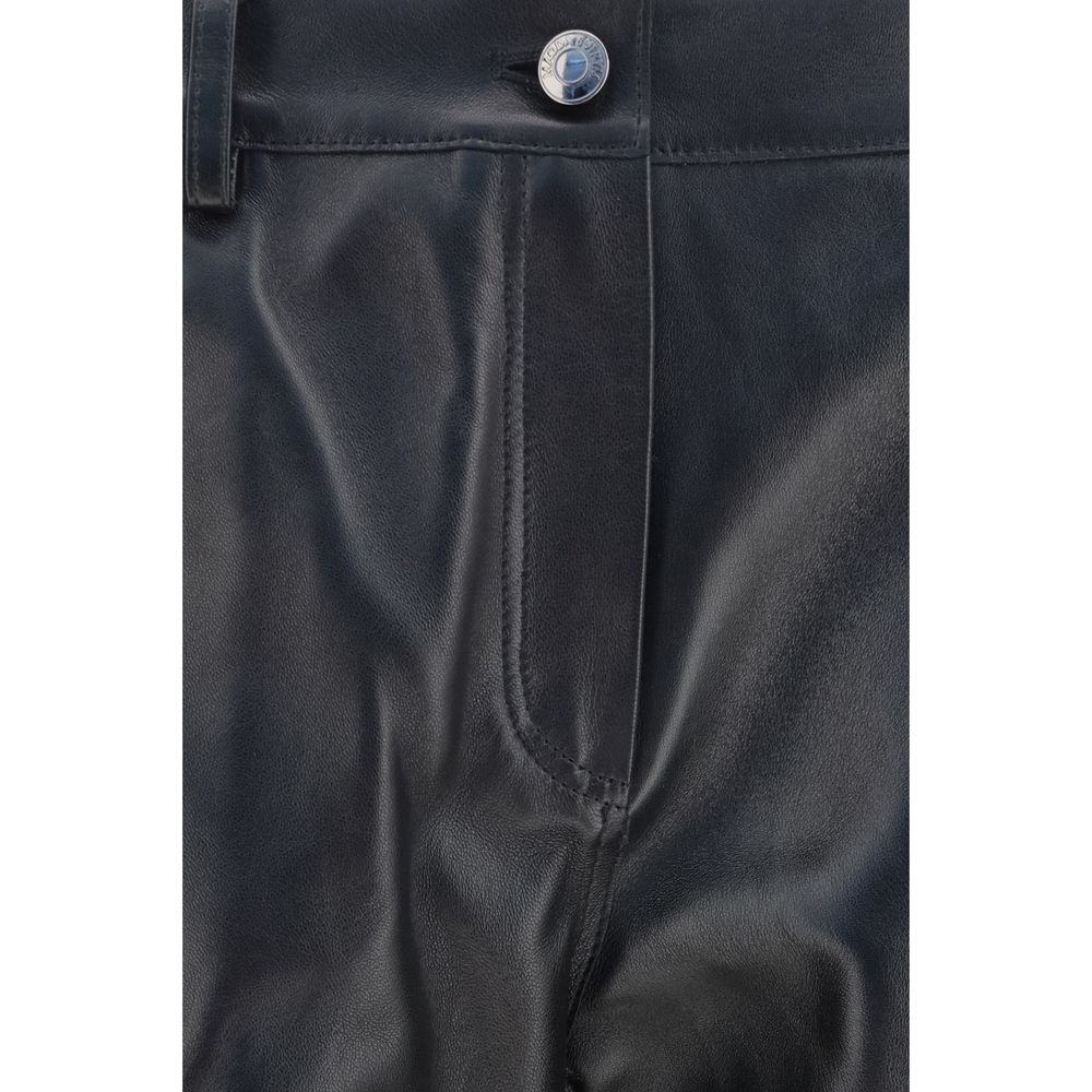 Magda Butrym Black Leather Pants Magda Butrym