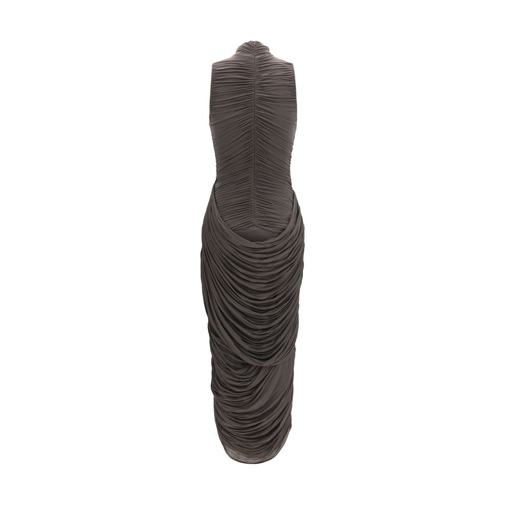 Magda Butrym Gray Copper Cocktail Dress Magda Butrym