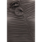 Magda Butrym Gray Copper Cocktail Dress Magda Butrym