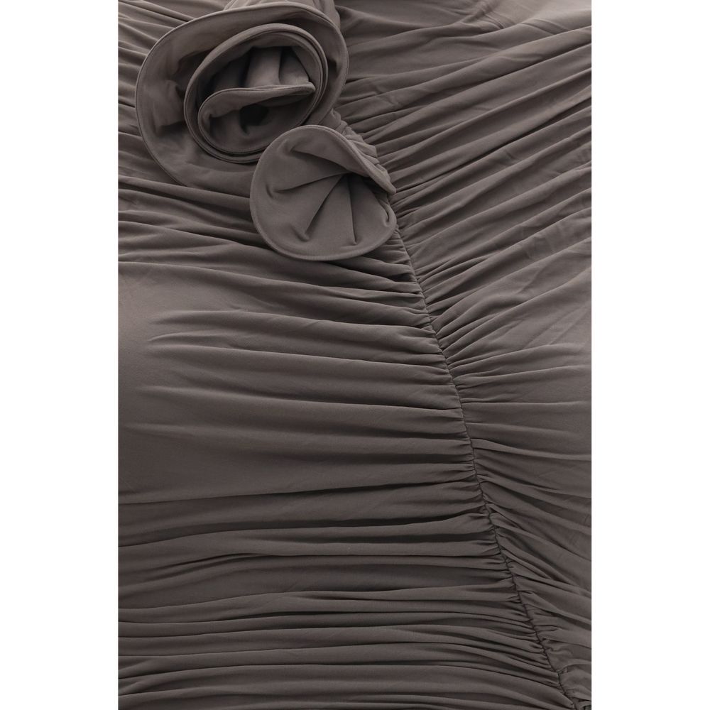 Magda Butrym Gray Copper Cocktail Dress Magda Butrym