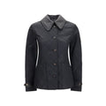 Burberry Black Polyamide Full-Length Jacket Burberry