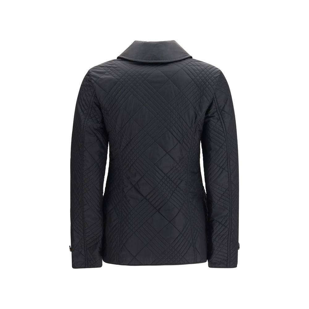 Burberry Black Polyamide Full-Length Jacket Burberry