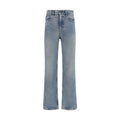 Golden Goose Blue Cotton Straight-Leg Jeans Golden Goose