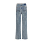 Golden Goose Blue Cotton Straight-Leg Jeans Golden Goose