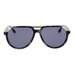 Trussardi Brown Acetate & Stainless Steel Sunglasses
