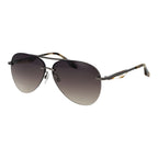 Trussardi Gray Metal Sunglasses Trussardi