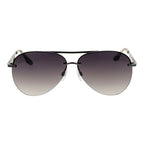 Trussardi Gray Metal Sunglasses Trussardi