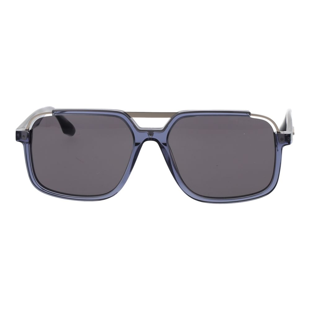 Trussardi Blue Acetate & Stainless Steel Sunglasses