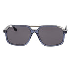 Trussardi Blue Acetate & Stainless Steel Sunglasses
