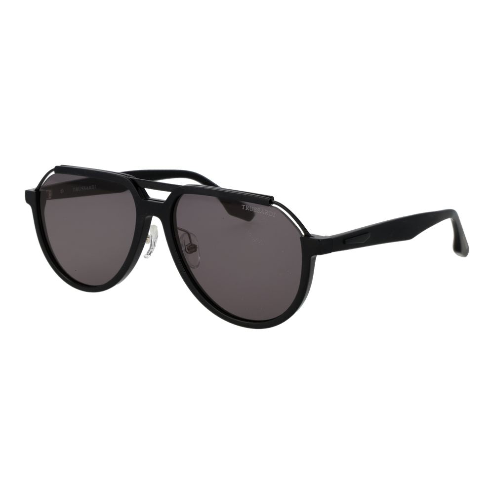 Trussardi Black Acetate Sunglasses Trussardi