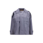 Marni Gray Polyamide Full-Length Jacket Marni
